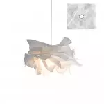 Carrow White Cloud Paper Pendant Lamp