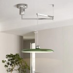 Delphin Colorful Swing Arm Flying Saucer Pendant Light Delphin Colorful Swing Arm Flying Saucer Pendant Light