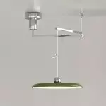 Delphin Colorful Swing Arm Flying Saucer Pendant Light Delphin Colorful Swing Arm Flying Saucer Pendant Light