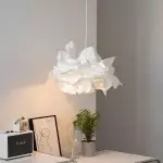 Carrow White Cloud Paper Pendant Lamp