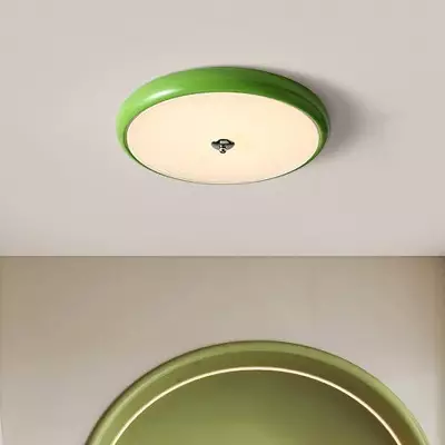 Laren Ribbed Glass Shade Led Circular Light Laren Ribbed Glass Shade Led Circular Light