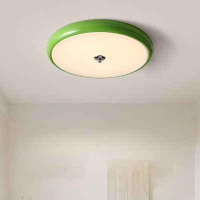 Laren Ribbed Glass Shade Led Circular Light Laren Ribbed Glass Shade Led Circular Light