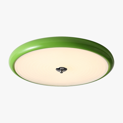 Laren Ribbed Glass Shade Led Circular Light Laren Ribbed Glass Shade Led Circular Light
