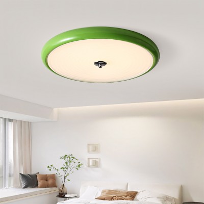 Laren Ribbed Glass Shade Led Circular Light Laren Ribbed Glass Shade Led Circular Light