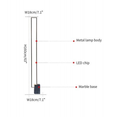 Mtela LED Floor Lamp