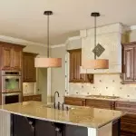 Raithe Cream Fabric Frum Shade Pendant Light Raithe Cream Fabric Frum Shade Pendant Light