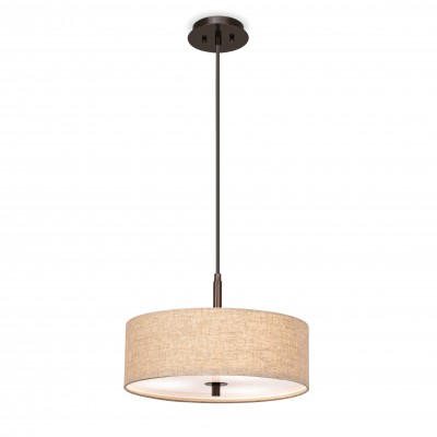 Raithe Cream Fabric Frum Shade Pendant Light Raithe Cream Fabric Frum Shade Pendant Light