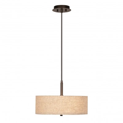 Raithe Cream Fabric Frum Shade Pendant Light Raithe Cream Fabric Frum Shade Pendant Light