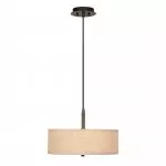 Raithe Cream Fabric Frum Shade Pendant Light Raithe Cream Fabric Frum Shade Pendant Light