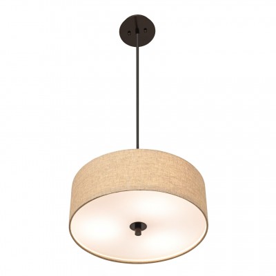 Raithe Cream Fabric Frum Shade Pendant Light Raithe Cream Fabric Frum Shade Pendant Light