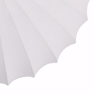 Savionne White Silk Seashell Flush Mount Light