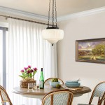 Draxor White Milk Glass Pumpkin Chandelier