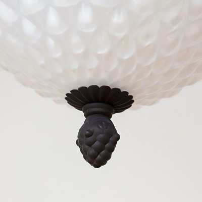 Draxor White Milk Glass Pumpkin Chandelier Draxor White Milk Glass Pumpkin Chandelier