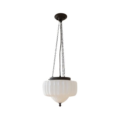 Draxor White Milk Glass Pumpkin Chandelier Draxor White Milk Glass Pumpkin Chandelier