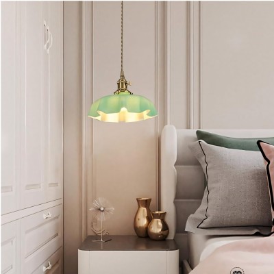 Jovianth French Cream Flower Single Pendant Light Jovianth French Cream Flower Single Pendant Light