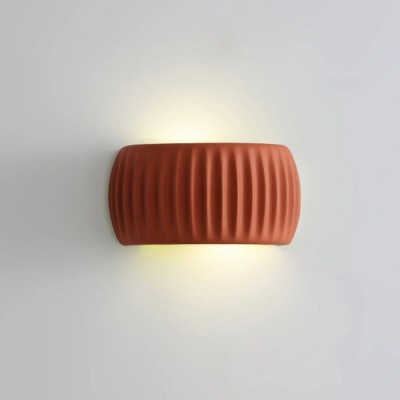 Klystix Macaron Color Up Down Fluted Resin Wall Lamps For Bedroom Klystix Macaron Color Up Down Fluted Resin Wall Lamps For Bedroom