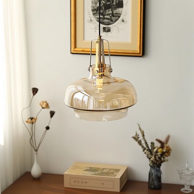 Mynorix Transparent Bowl Shaped Glass Pendant Light Mynorix Transparent Bowl Shaped Glass Pendant Light