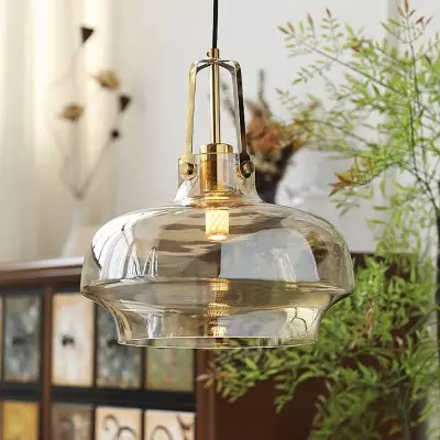 Mynorix Transparent Bowl Shaped Glass Pendant Light Mynorix Transparent Bowl Shaped Glass Pendant Light
