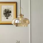 Mynorix Transparent Bowl Shaped Glass Pendant Light Mynorix Transparent Bowl Shaped Glass Pendant Light