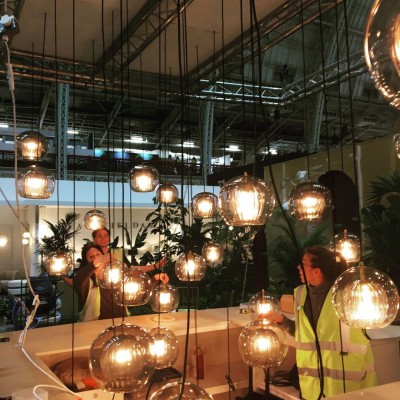 Nyxio Pleated Globe Glass Pendant Light Nyxio Pleated Globe Glass Pendant Light