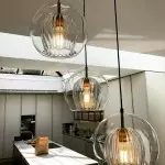 Nyxio Pleated Globe Glass Pendant Light