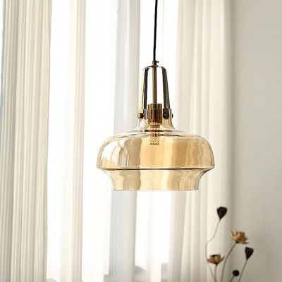 Mynorix Transparent Bowl Shaped Glass Pendant Light Mynorix Transparent Bowl Shaped Glass Pendant Light