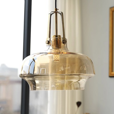 Mynorix Transparent Bowl Shaped Glass Pendant Light Mynorix Transparent Bowl Shaped Glass Pendant Light