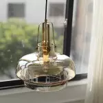 Mynorix Transparent Bowl Shaped Glass Pendant Light Mynorix Transparent Bowl Shaped Glass Pendant Light