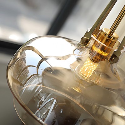 Mynorix Transparent Bowl Shaped Glass Pendant Light Mynorix Transparent Bowl Shaped Glass Pendant Light