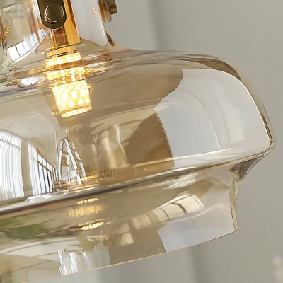Mynorix Transparent Bowl Shaped Glass Pendant Light Mynorix Transparent Bowl Shaped Glass Pendant Light