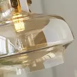 Mynorix Transparent Bowl Shaped Glass Pendant Light Mynorix Transparent Bowl Shaped Glass Pendant Light
