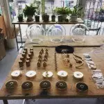 Nyxio Pleated Globe Glass Pendant Light