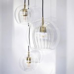 Nyxio Pleated Globe Glass Pendant Light