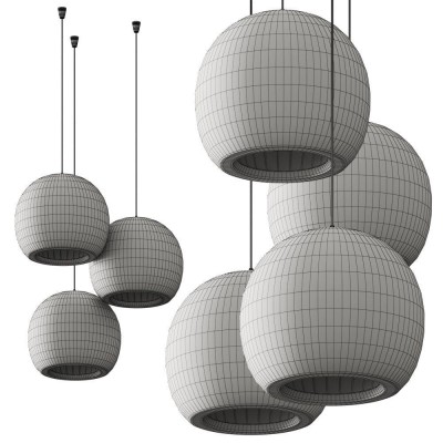 Nyxio Pleated Globe Glass Pendant Light Nyxio Pleated Globe Glass Pendant Light