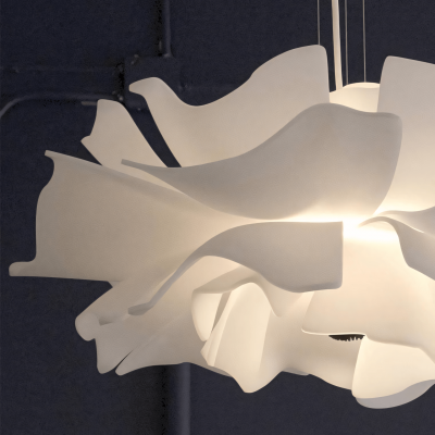 Lyronis White Flower Acrylic Pendant Light Lyronis White Flower Acrylic Pendant Light