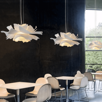 Lyronis White Flower Acrylic Pendant Light Lyronis White Flower Acrylic Pendant Light