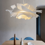 Lyronis White Flower Acrylic Pendant Light
