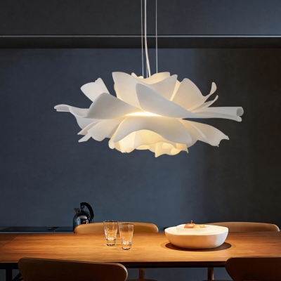 Lyronis White Flower Acrylic Pendant Light Lyronis White Flower Acrylic Pendant Light