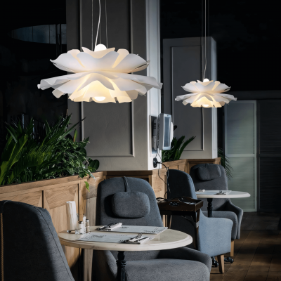 Lyronis White Flower Acrylic Pendant Light Lyronis White Flower Acrylic Pendant Light