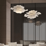 Lyronis White Flower Acrylic Pendant Light