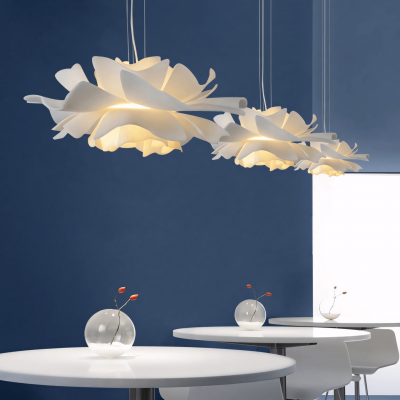 Lyronis White Flower Acrylic Pendant Light Lyronis White Flower Acrylic Pendant Light