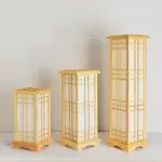 Rylar Japanese Style Wood Tatami Floor Lamp