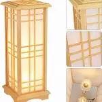 Rylar Japanese Style Wood Tatami Floor Lamp