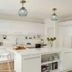 Syndrax Stripe Stained Glass Globe Ceiling Light