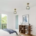 Syndrax Stripe Stained Glass Globe Ceiling Light