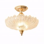 Wyrith Vintage Flower Crystal Flush Mount Light Wyrith Vintage Flower Crystal Flush Mount Light