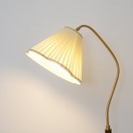 Xalon Wooden Cloth Pleated Shade Floor Lamp