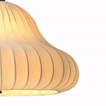 Ythar Wabi Sabi Wood Fabric Pendant Light