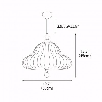 Ythar Wabi Sabi Wood Fabric Pendant Light Ythar Wabi Sabi Wood Fabric Pendant Light