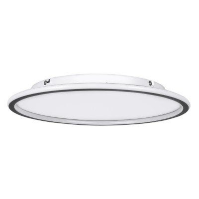 Fynar ‎Minimalist Black Round Led Thin Flush Mount Ceiling Light
